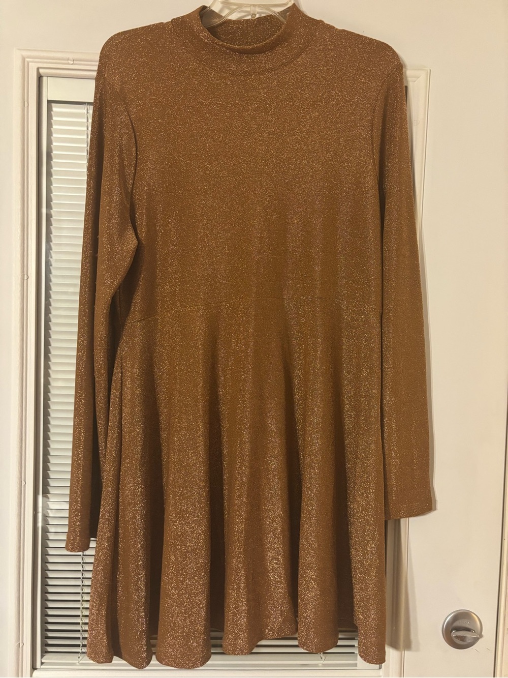 wild fable Metallic Gold Shimmer Dress